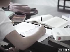 PURE TABOO Teacher And Teen Have Sex in office