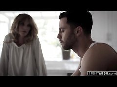 PURE TABOO Evil Lesbian StepMom Baits Dates by Using Hot Son