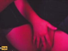 Pink Lights, Huge Tits, Doggy, Missionary, Cum on Vagina, Butt Zipper Jeans