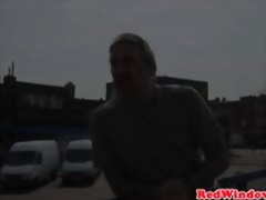 Real amsterdam hooker pussylicked and fucked