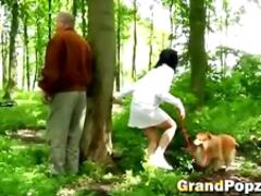 Picnic in woods with teen gone wild by banging