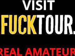 Nerdy girl deepthroats with cumshot on glasses