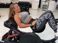 Michelle Bieri - hot swiss fitness girl at Fibo